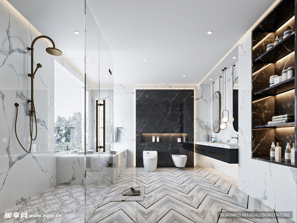 卫生间厕所洗手台盆卫浴家居装修