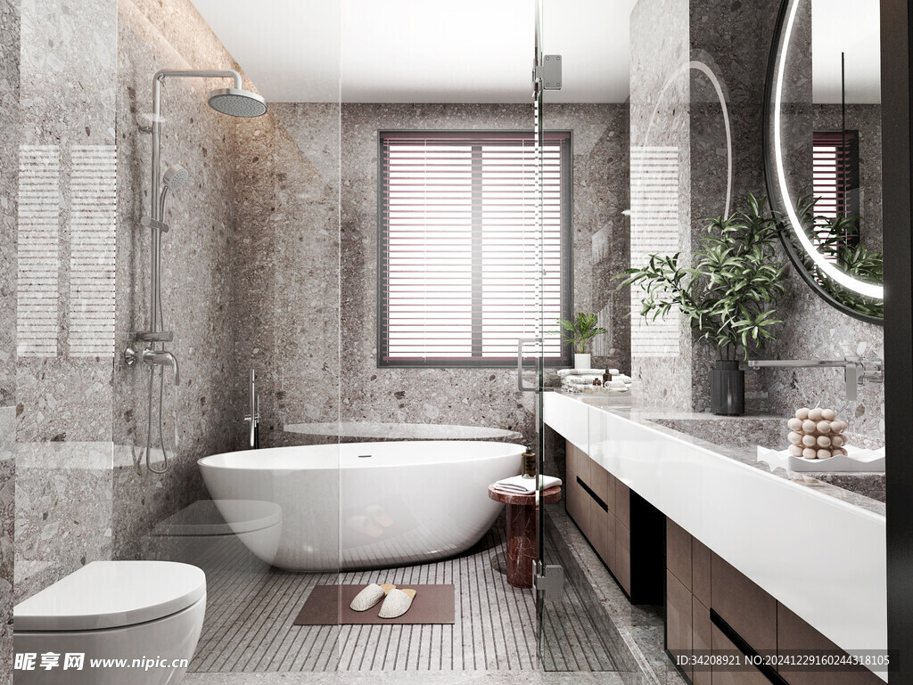 卫生间厕所洗手台盆卫浴家居装修