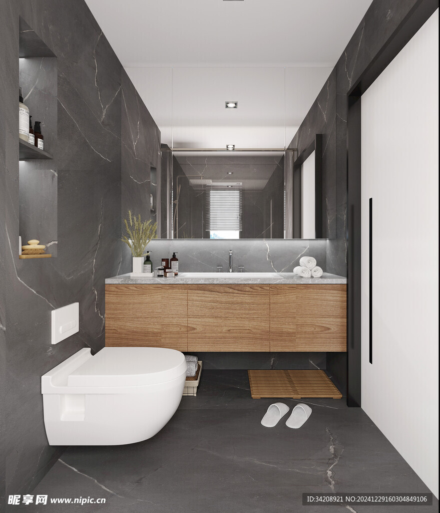 卫生间厕所洗手台盆卫浴家居装修