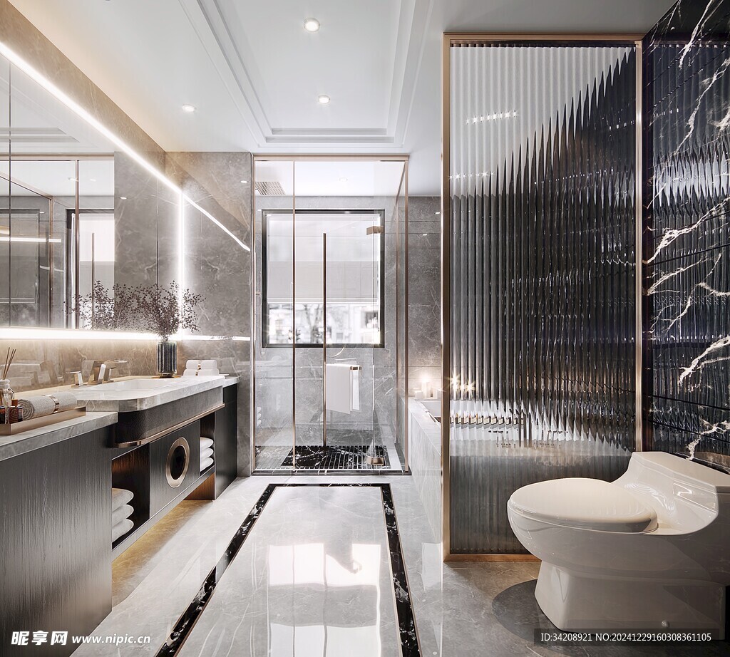 卫生间厕所洗手台盆卫浴家居装修