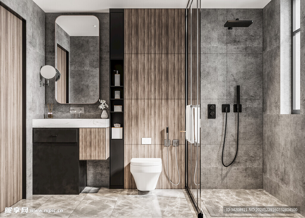 卫生间厕所洗手台盆卫浴家居装修