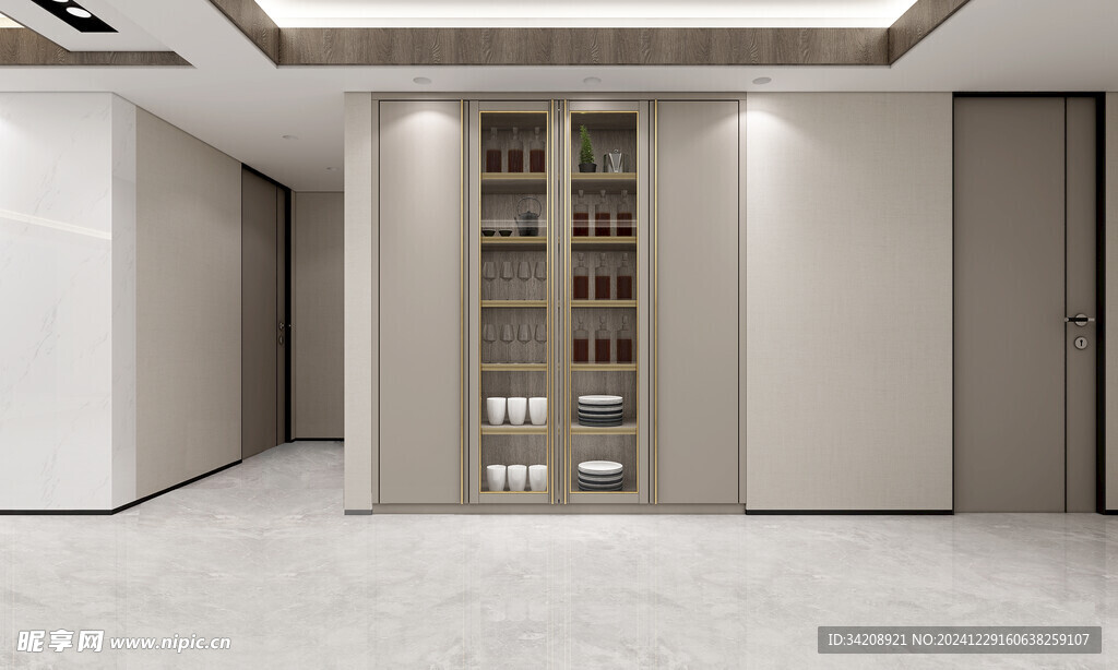 家居客厅卧装修高定现代简约设计