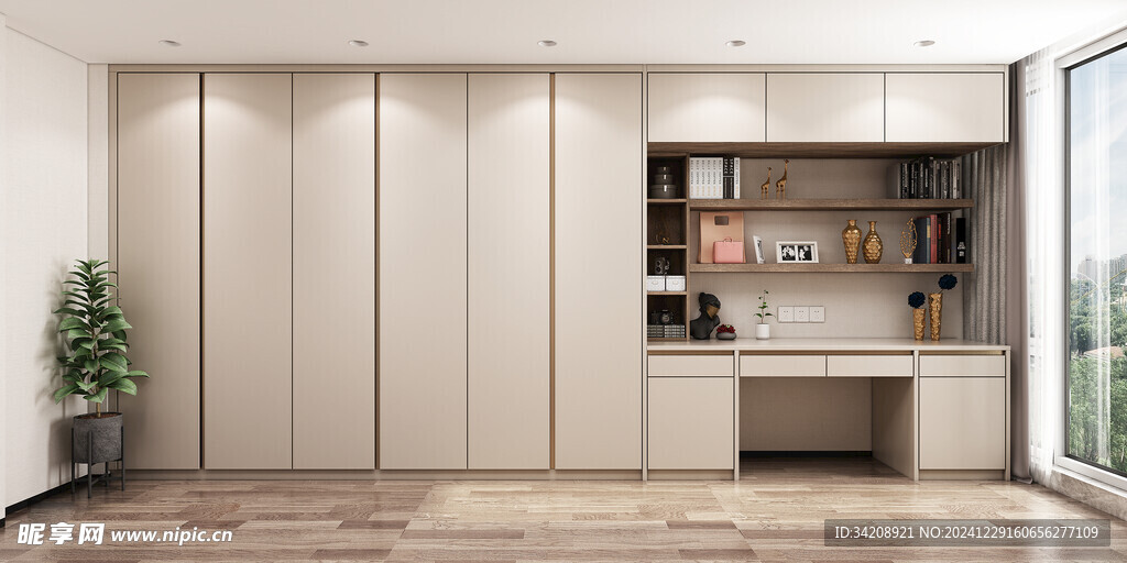 家居客厅卧装修高定现代简约设计