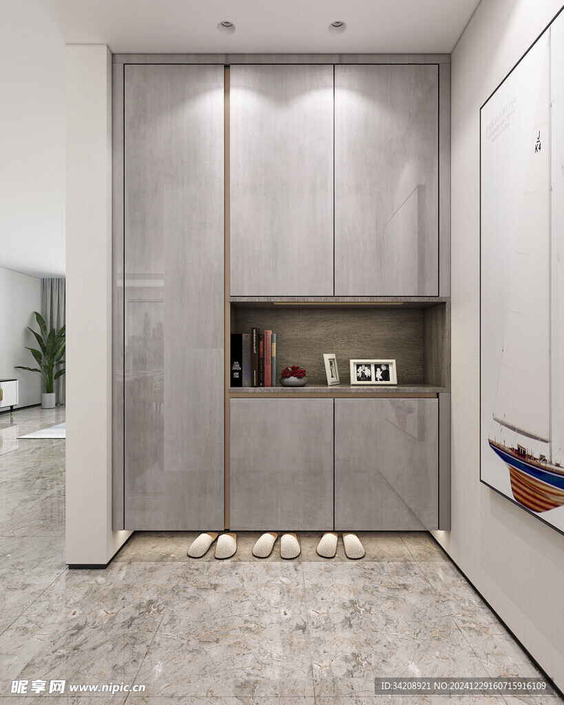 家居客厅卧装修高定现代简约设计