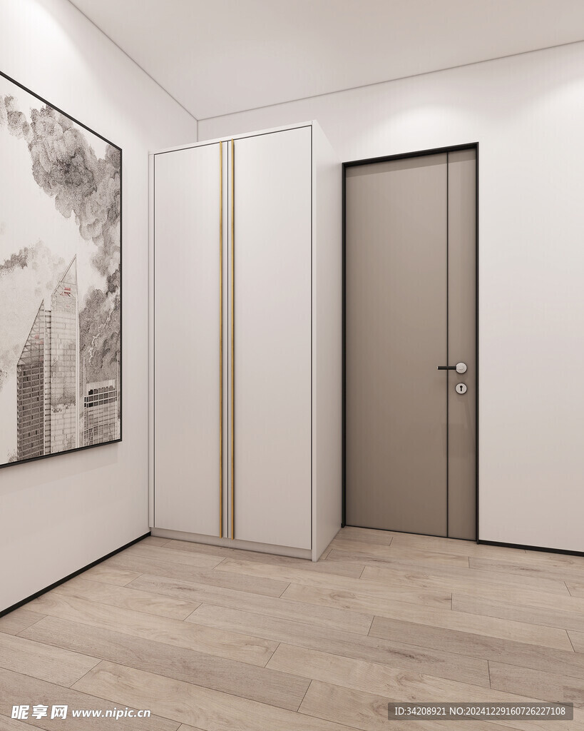 家居客厅卧装修高定现代简约设计