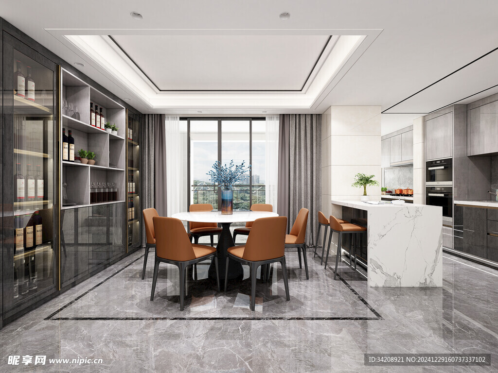 家居客厅卧装修高定现代简约设计