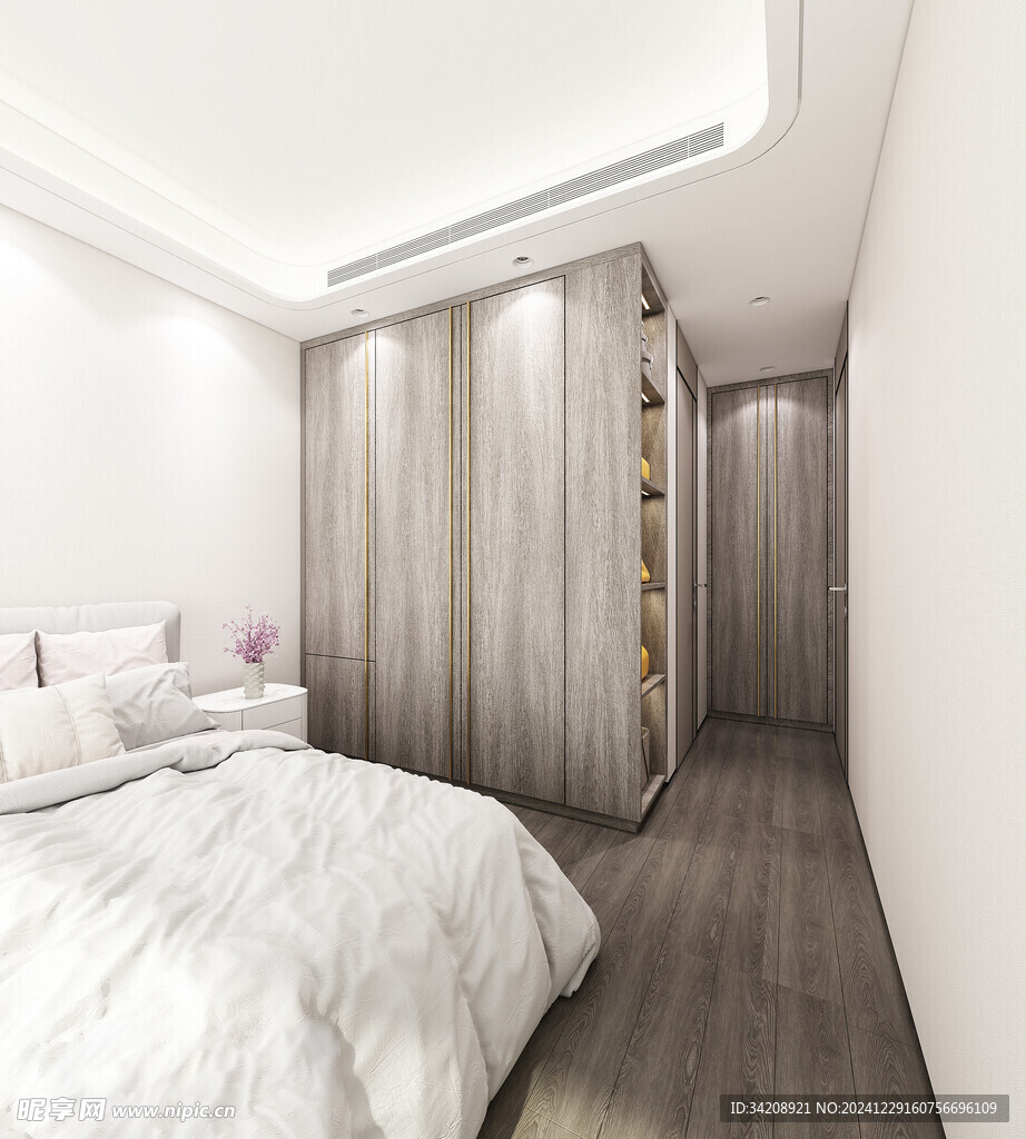 家居客厅卧装修高定现代简约设计