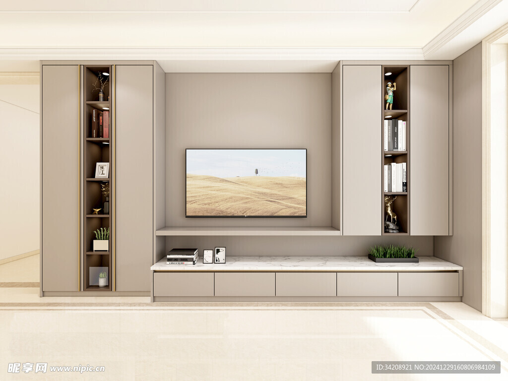 家居客厅卧装修高定现代简约设计