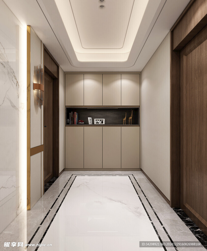 家居客厅卧装修高定现代简约设计