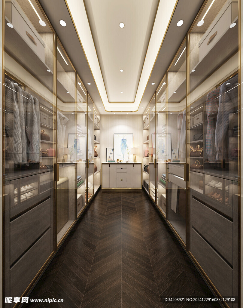 家居客厅卧装修高定现代简约设计