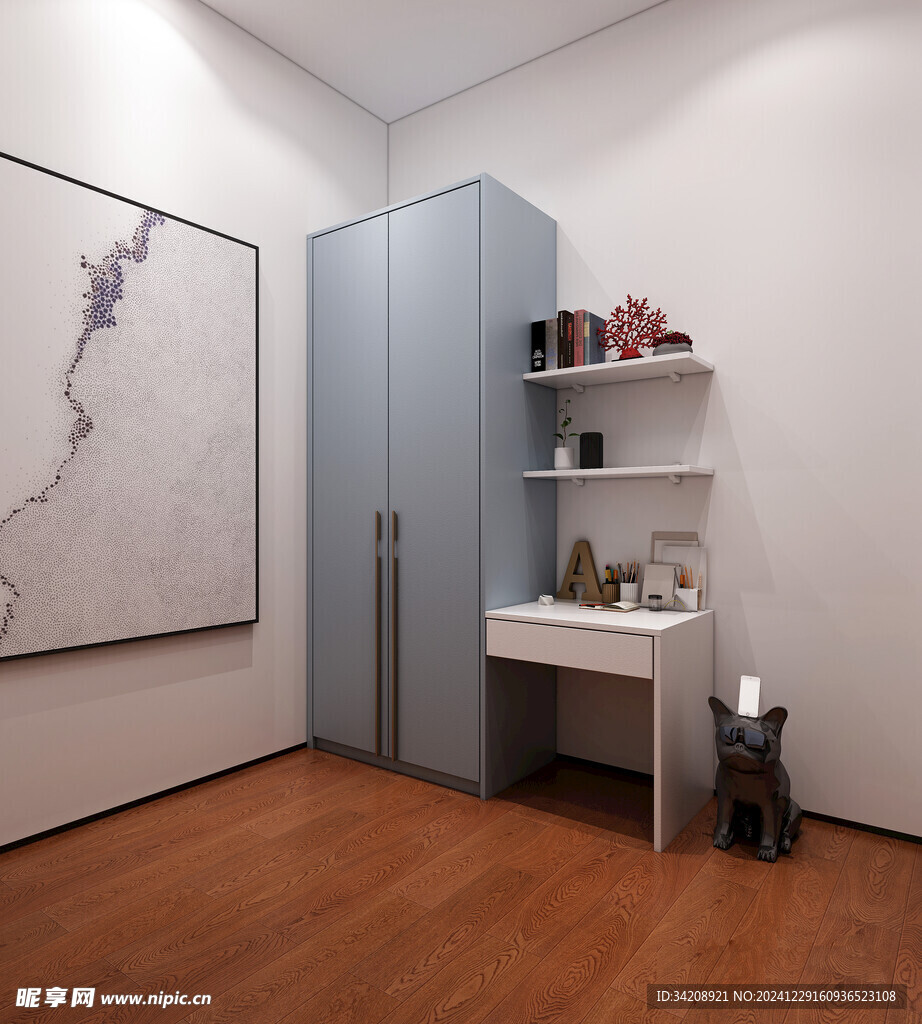 家居客厅卧装修高定现代简约设计