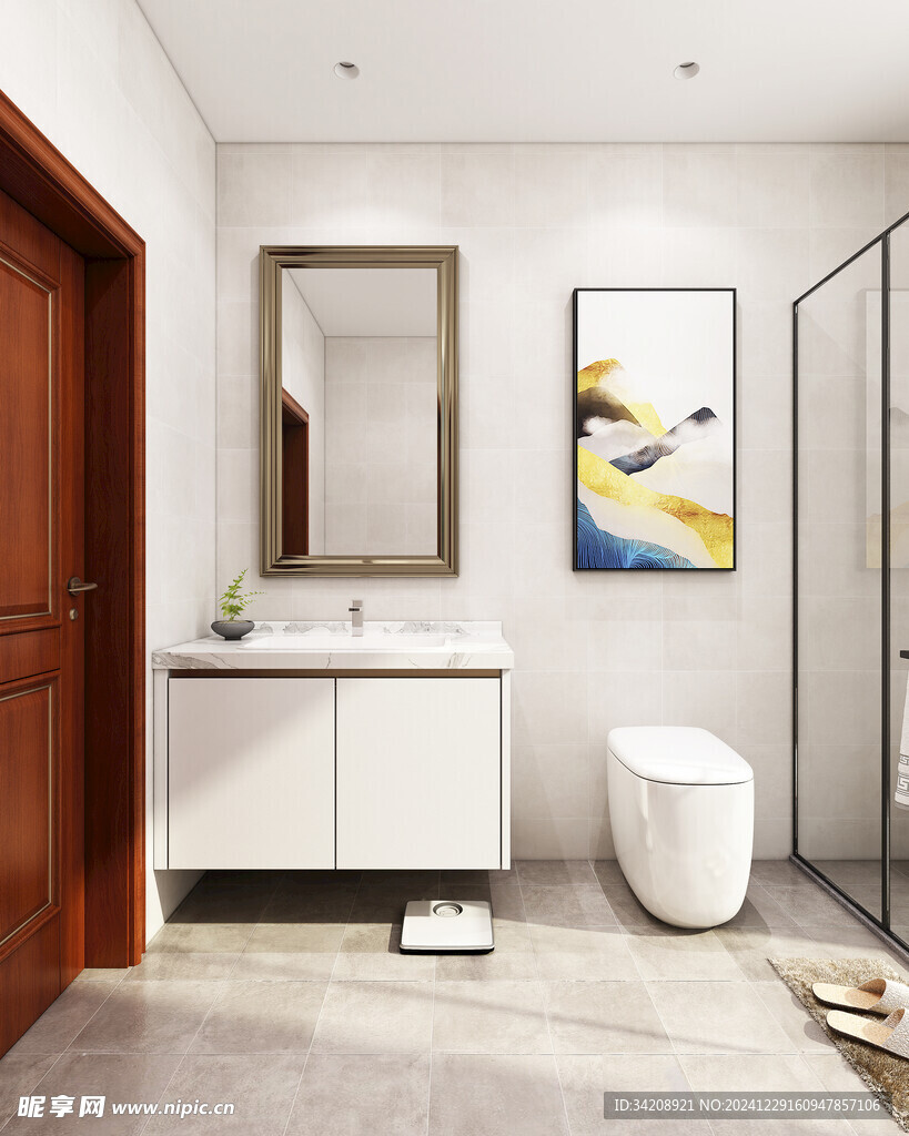 家居客厅卧装修高定现代简约设计