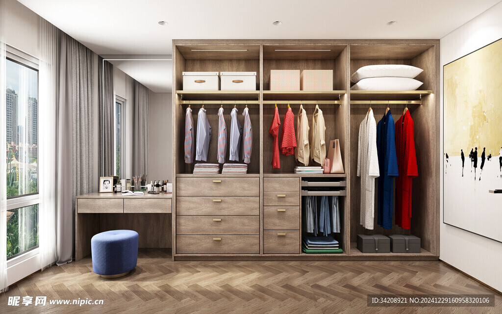 家居客厅卧装修高定现代简约设计