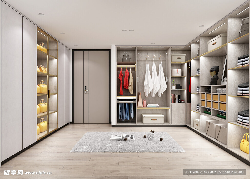 家居客厅卧装修高定现代简约设计