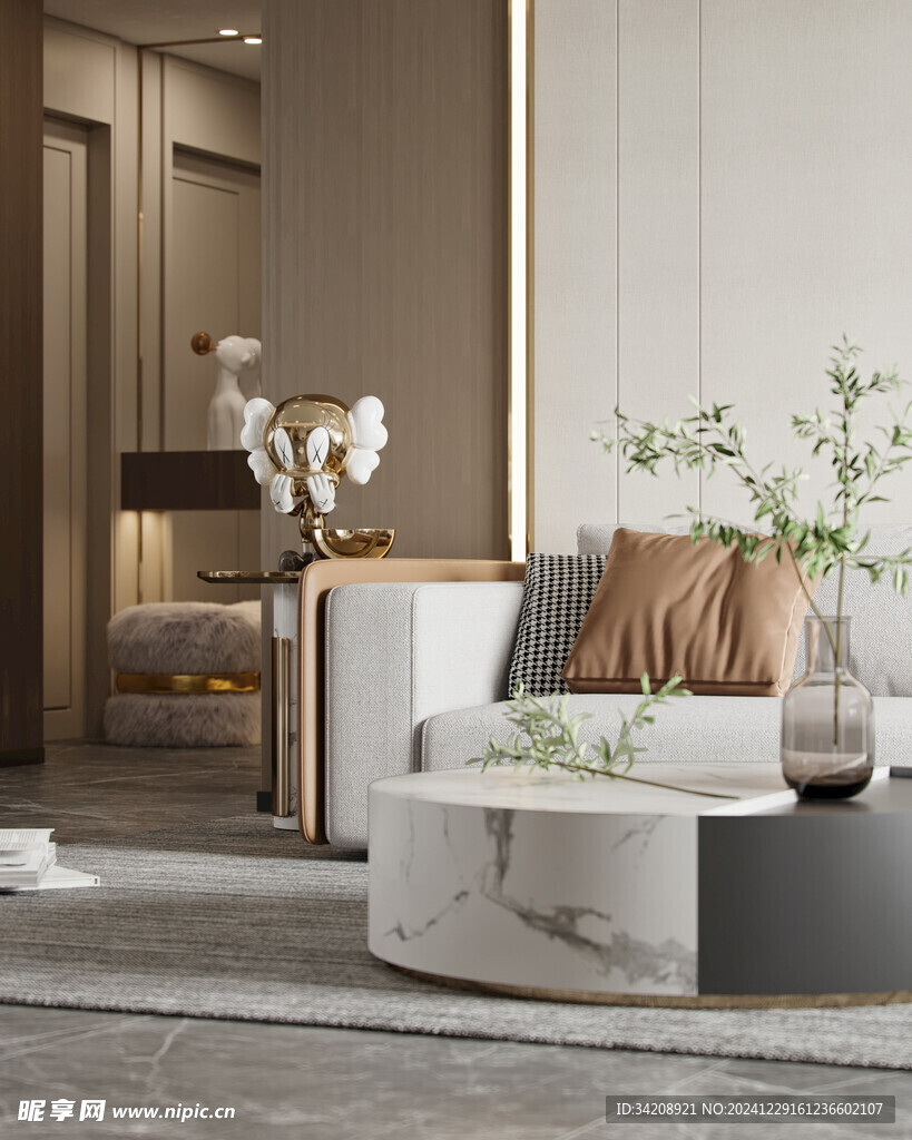 家居客厅卧装修柜子现代简约设计