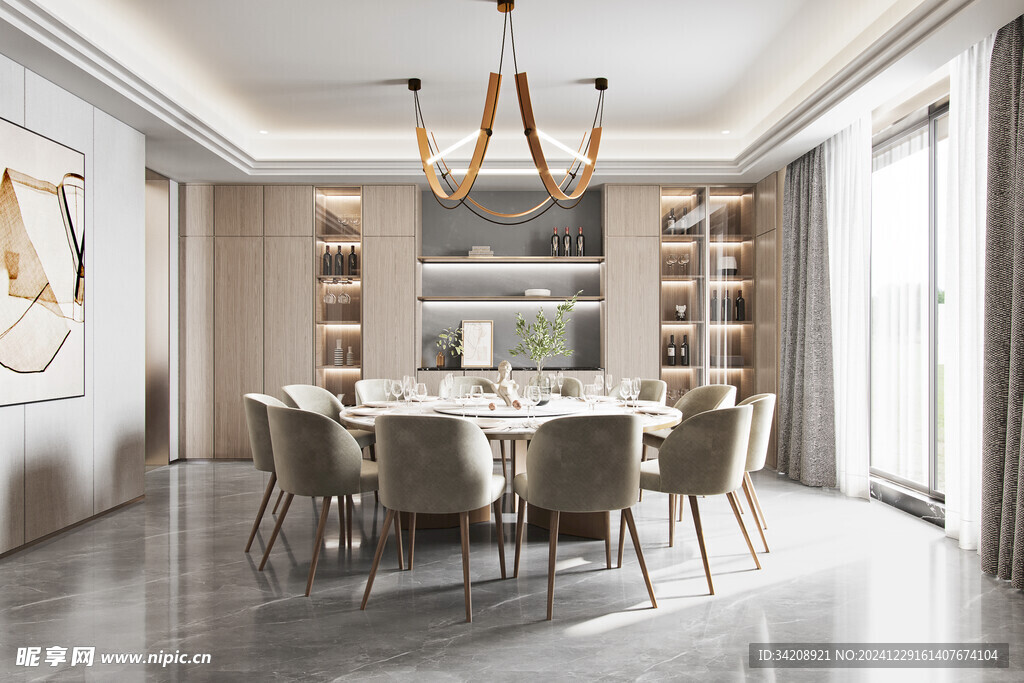 家居客厅卧装修柜子现代简约设计