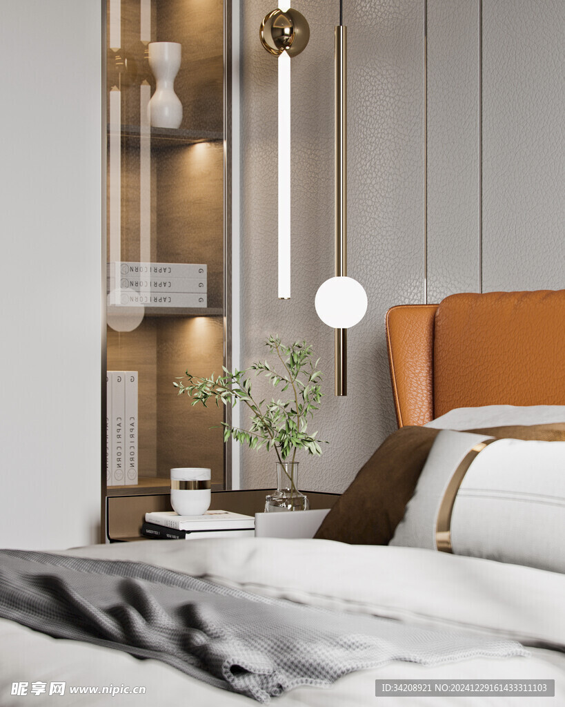 家居客厅卧装修柜子现代简约设计