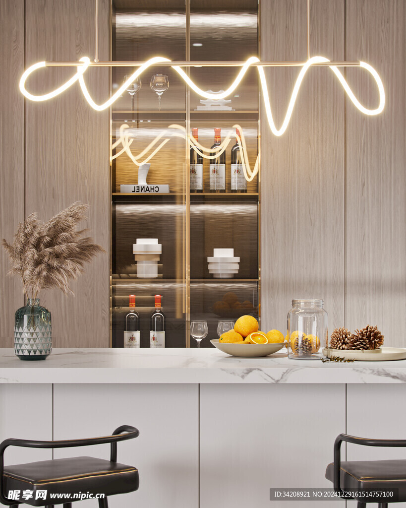 家居客厅卧装修柜子现代简约设计