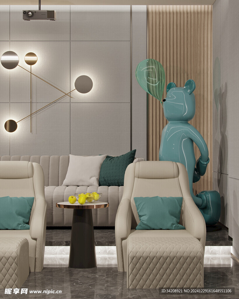 家居客厅卧装修柜子现代简约设计