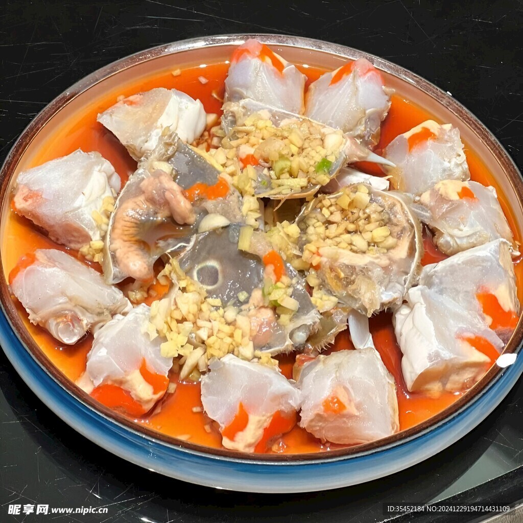 清蒸红膏蟹