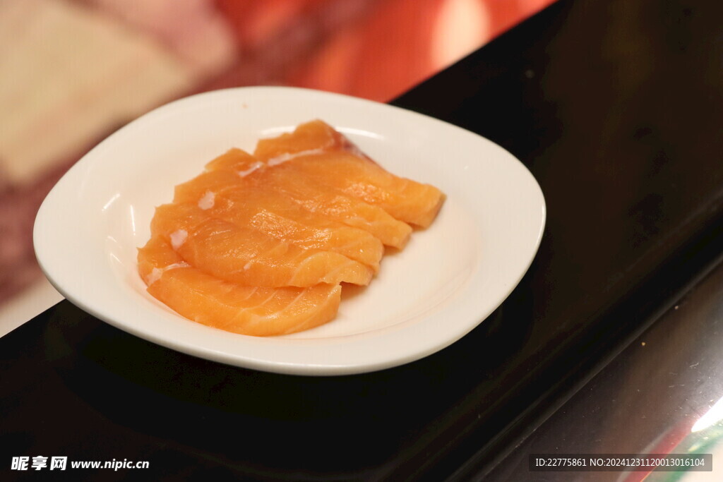 西式自助餐美食三文鱼