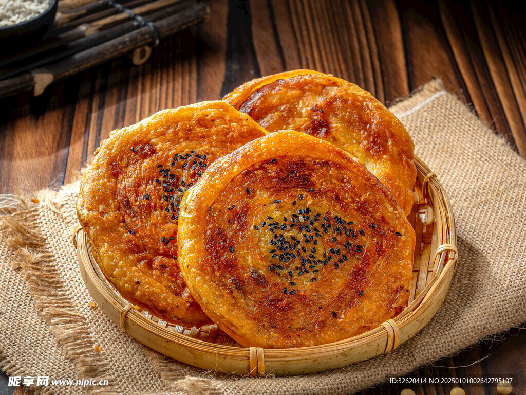 煎饼 芝麻饼