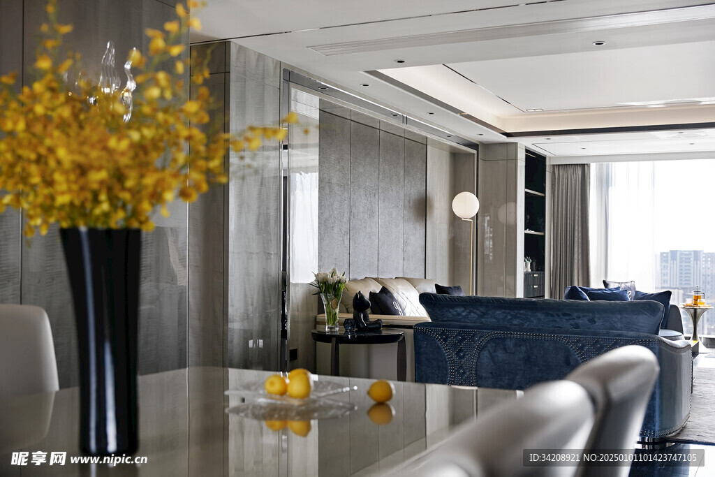 家居客厅卧装修卧室现代简约设计