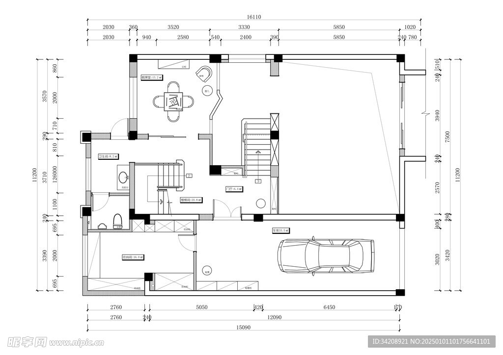 平面布置图家居客厅卧装修卧室