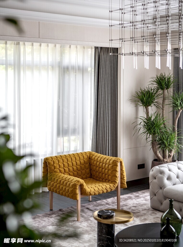 家居客厅卧装修卧室现代简约设计