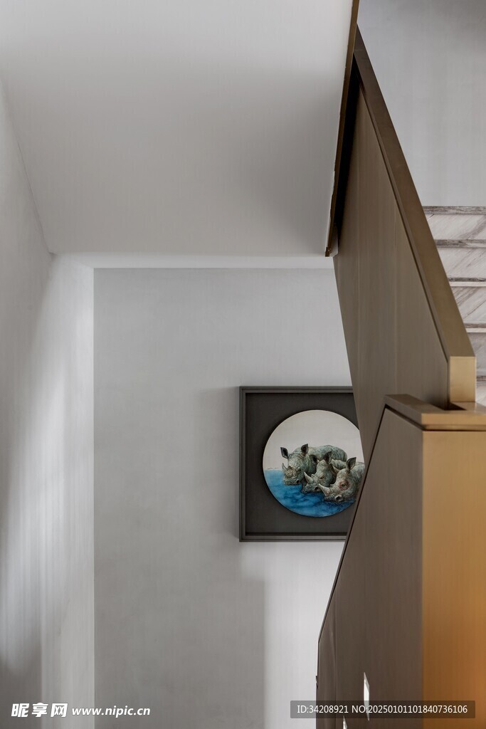 家居客厅卧装修卧室现代简约壁画