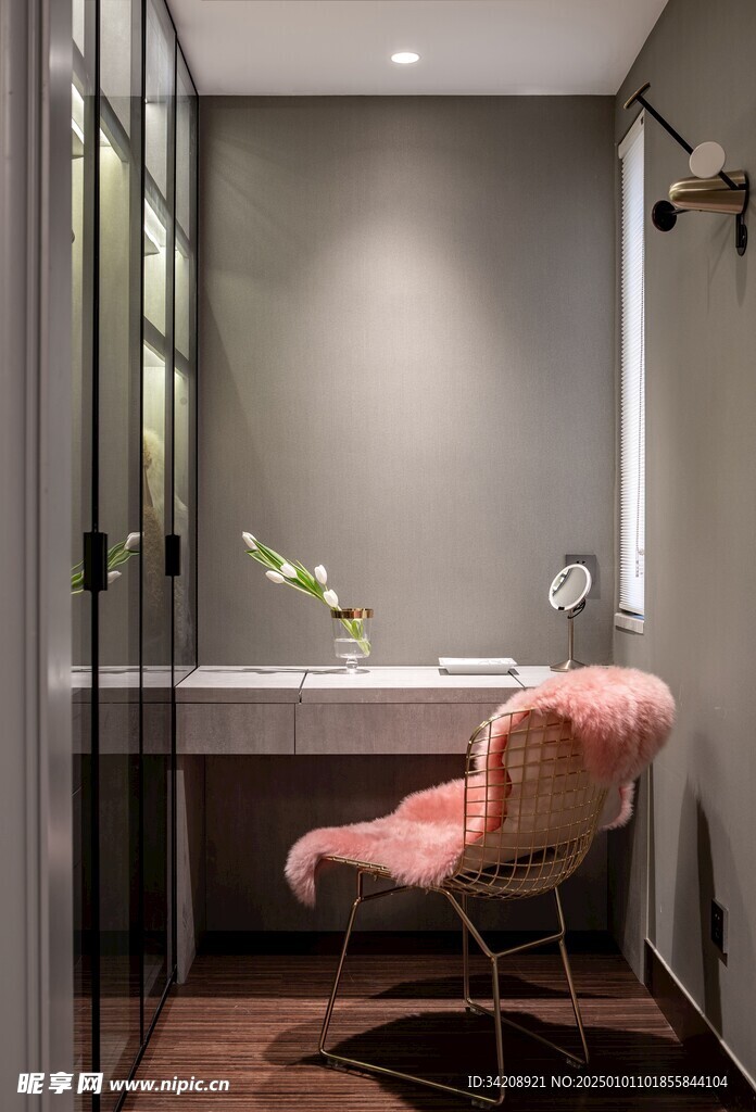 家居客厅卧装修卧室现代简约设计