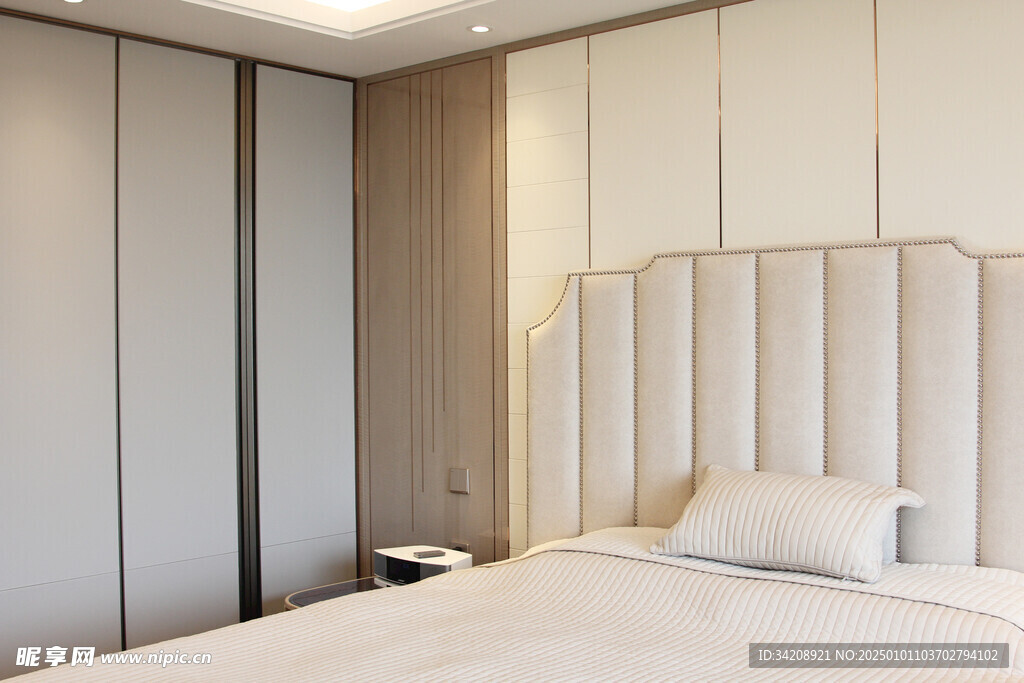 家居客厅卧装修卧室现代简约设计