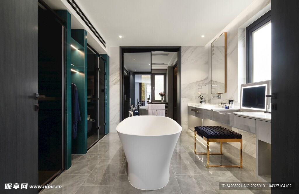 客厅卧室装修极简现代简约中古风