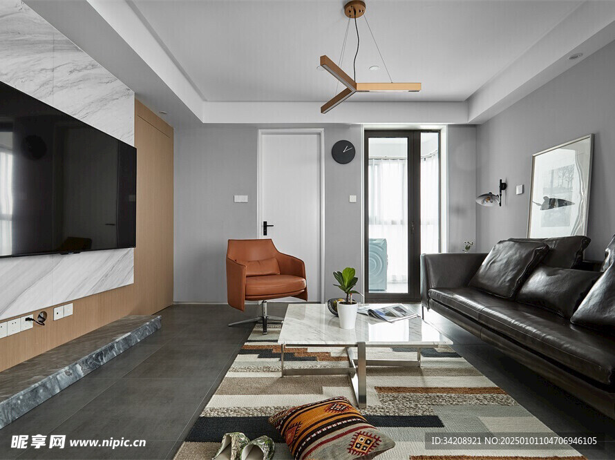 吊顶天花无主灯客厅卧室现代简约