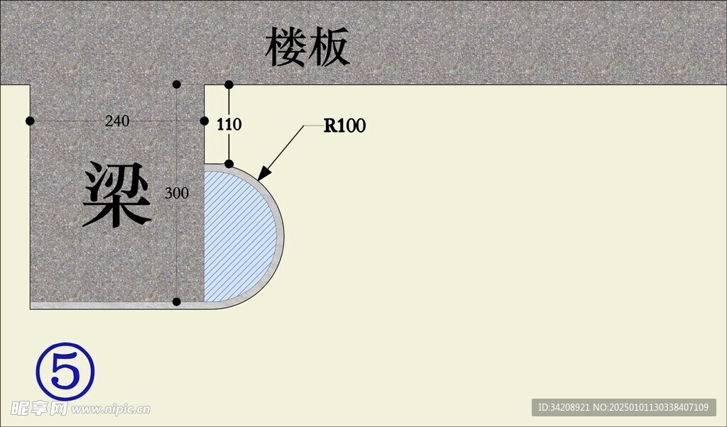 包梁圆弧设计手法家居装修设计