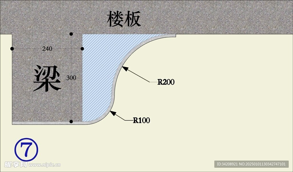 包梁圆弧设计手法家居装修设计
