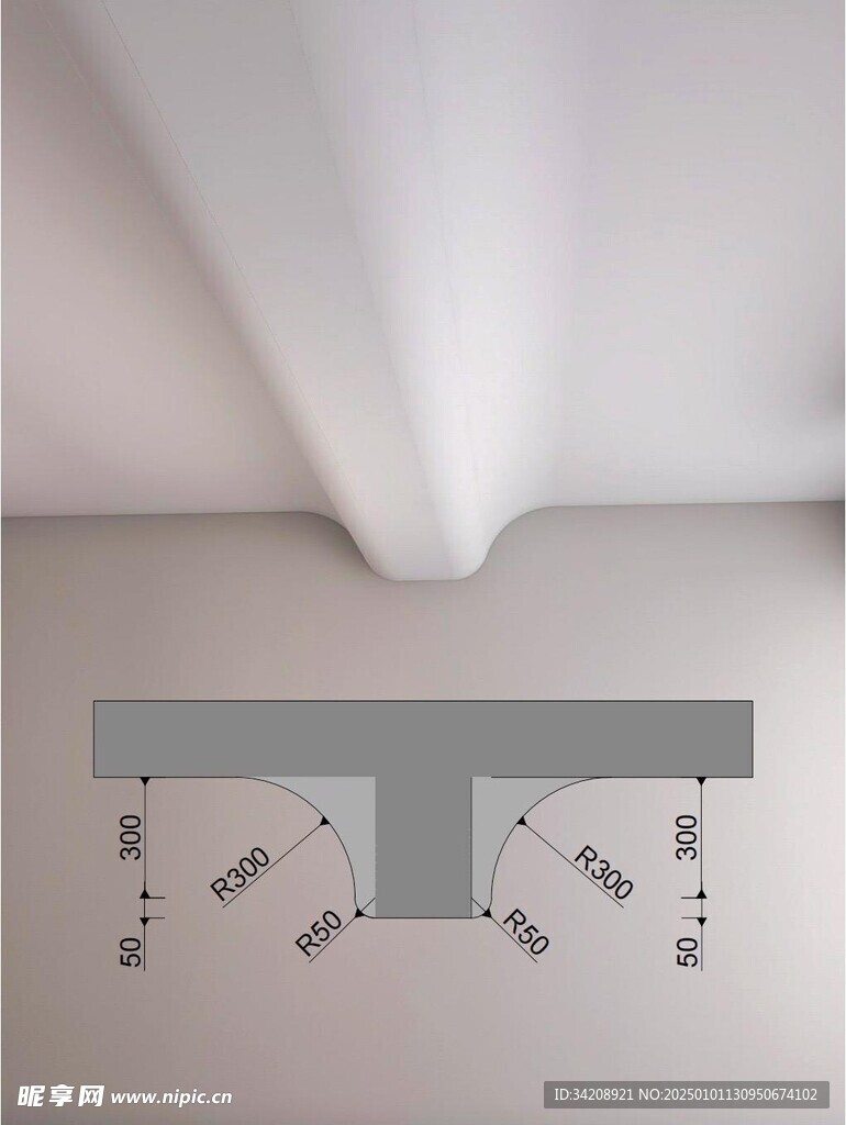 顶上天花有梁的弱化方法家居装修