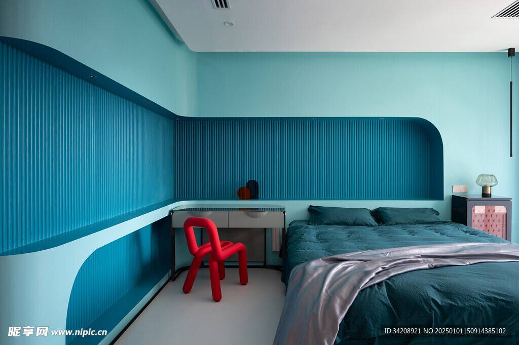 现代客厅卧室高饱和风家居装饰品