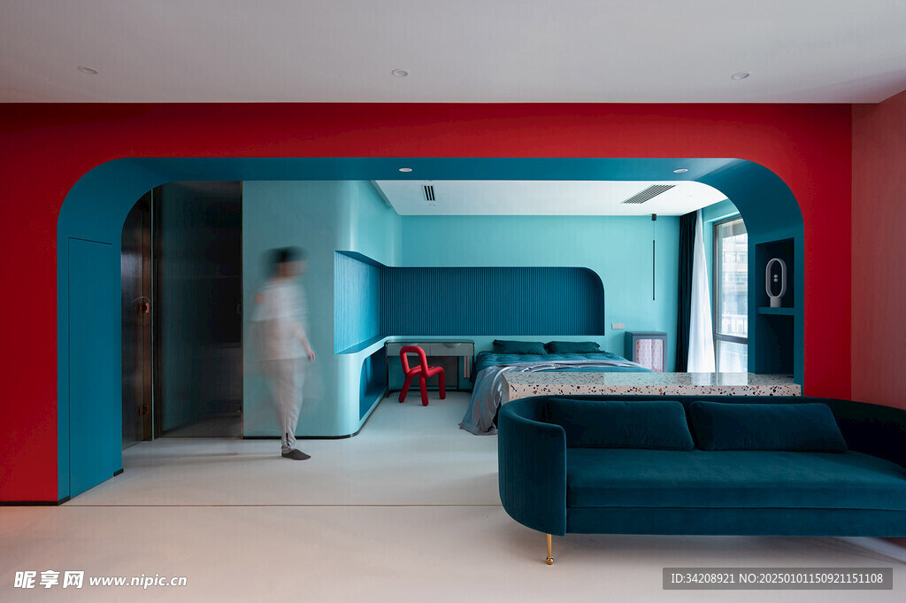 现代客厅卧室高饱和风家居装饰品