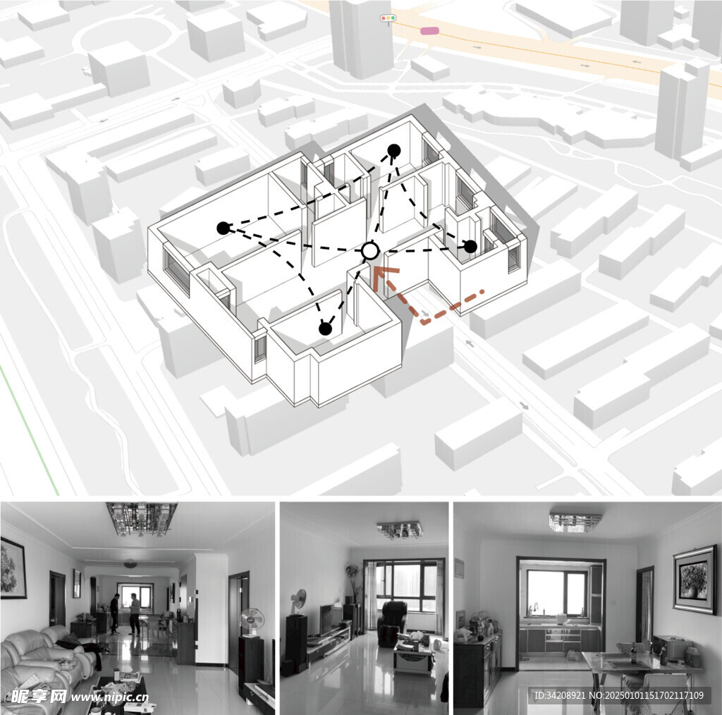 现代客厅卧室极简约风家居装饰品