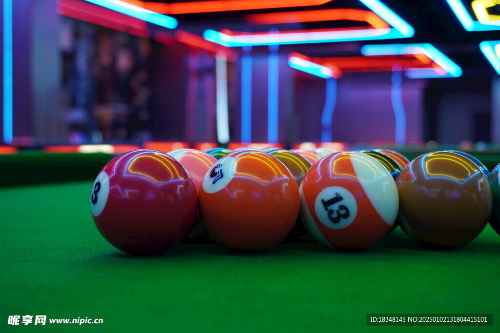 台球厅背景