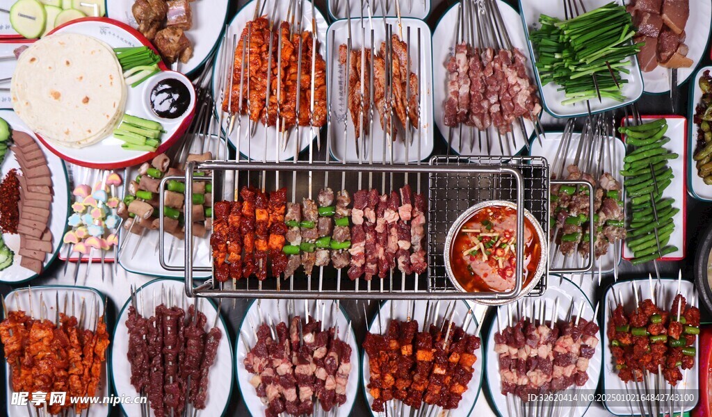 烧烤 烤肉串