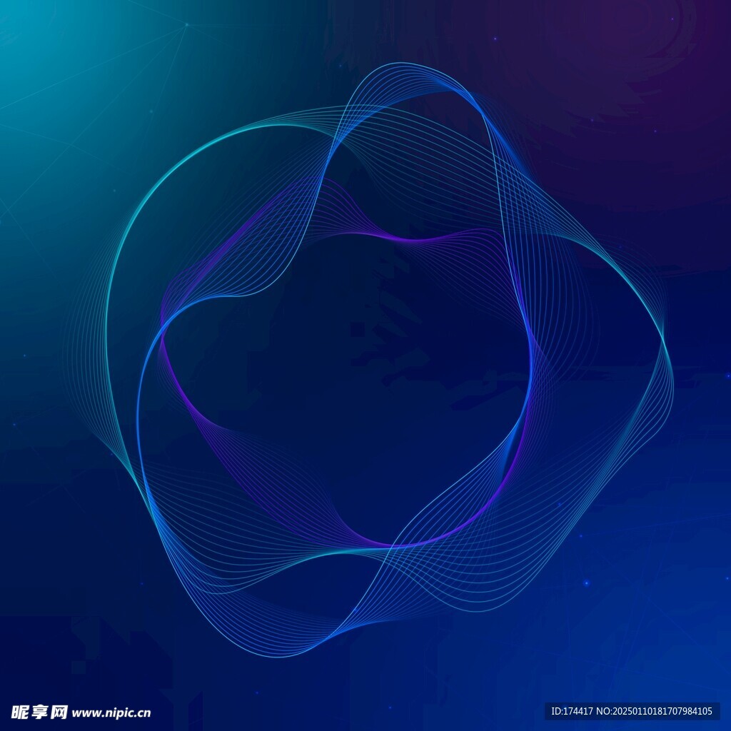 大数据 动感线条