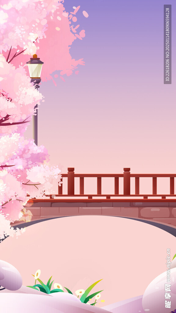 樱花艺术海报设计