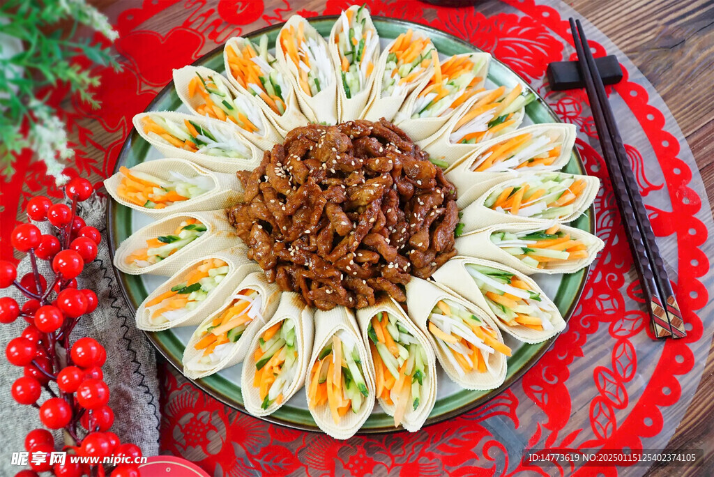 菜肴京酱肉丝