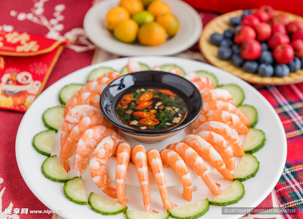 白灼基围虾