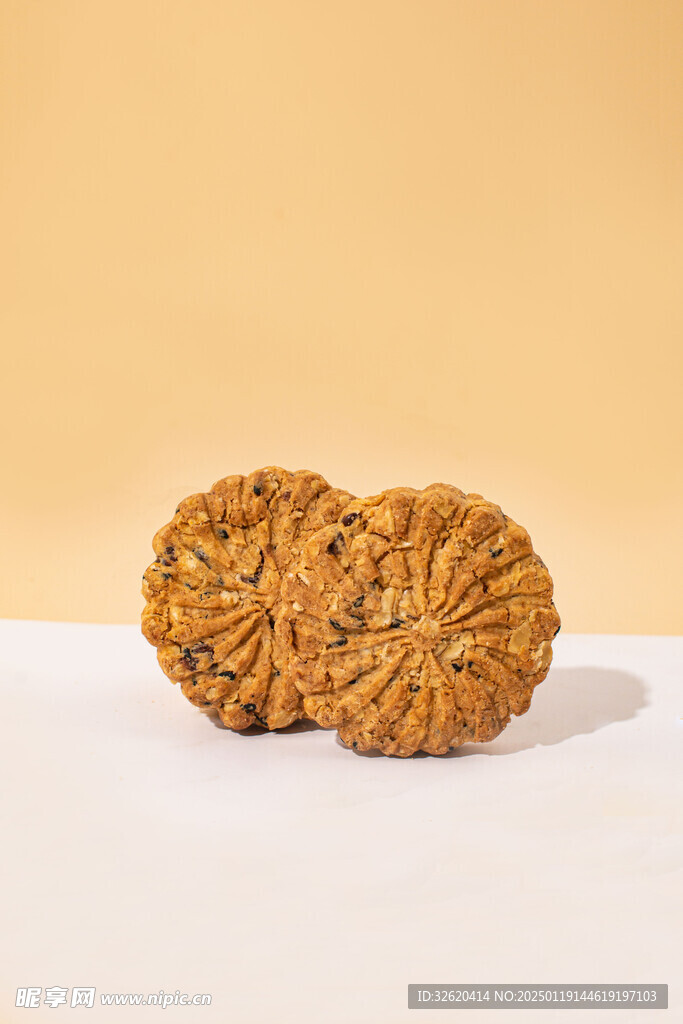红豆燕麦饼干