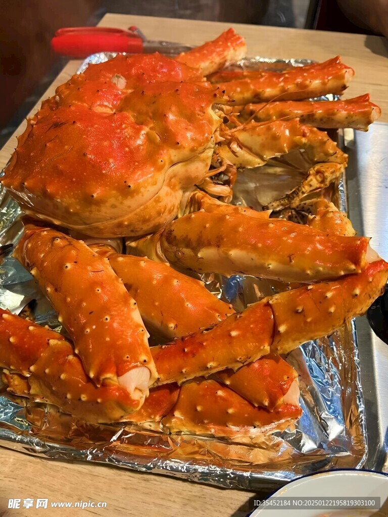 焗帝王蟹