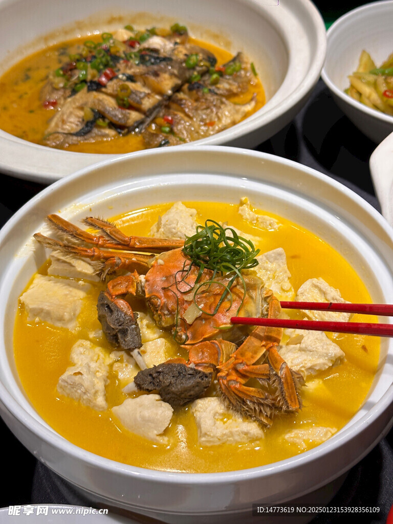 蟹黄豆腐煲 