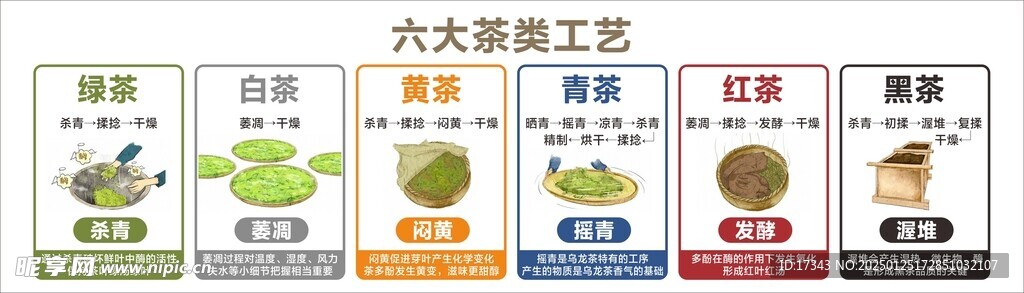 六大茶类工
